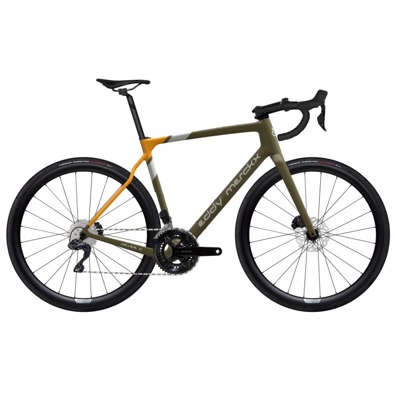 Eddy Merckx Pévèle Carbon Shimano 105 R7150 12sp Di2 Carbon wheels